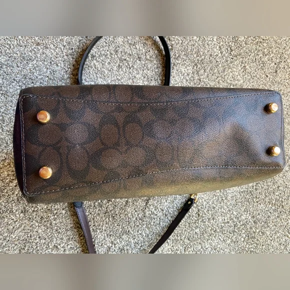 Coach Brown Cammie Chain Tote Bag New Purse - Picture 3 of 14